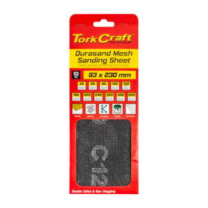 DURASAND MESH SANDING SHEET 120GRIT 93 X 230MM 10PC PER PACK