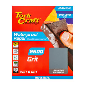 PREMIUM WATERPROOF PAPER  2500 GRIT 230  X 280 (50 PIECE) AUTOMOTIVE