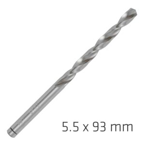 ALPEN PRO HSS 5.5MM DRILL DIN 338 RN 135 SPLIT POINT PLASTIC WALLET  (