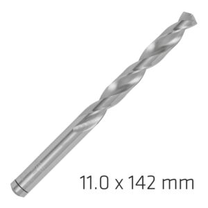 ALPEN PRO HSS 11MM DRILL DIN 338 RN 135 SPLIT POINT PLASTIC WALLET
