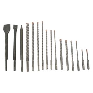 FORCE X SDS-PLUS KIT16 16 PCS. DRILLS 110MM 5-6 160MM 6-8-10-12 210M