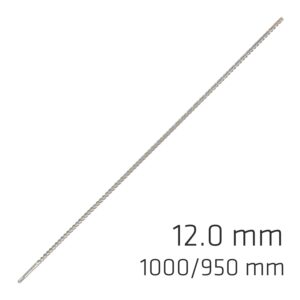 FORCE X 12.0 x 1000/950 SDS-PLUS REBAR DRILL BIT X4 CUTTING EDGES