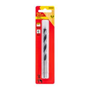 DRILL BIT WOOD 8.0MM X 115MM 1/CARD