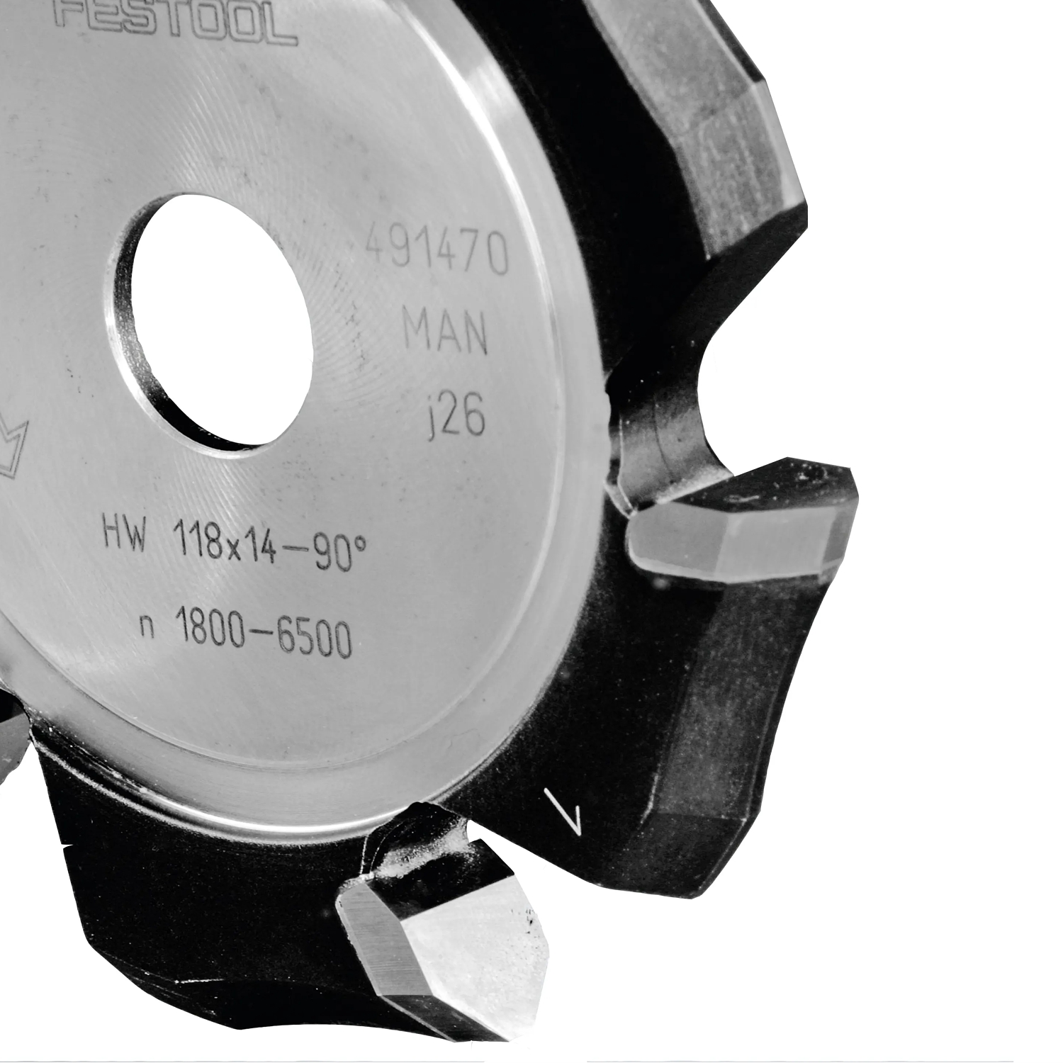 CUTTER - V GROO HW 118X14-90GRAD-ALU