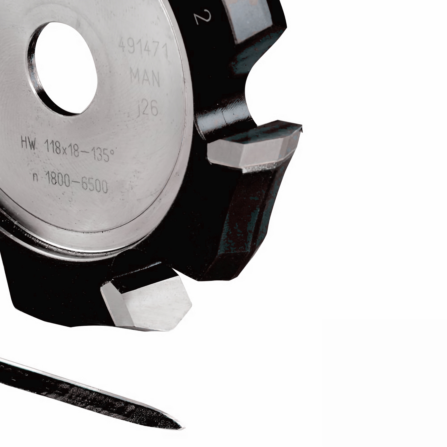 CUTTER - V GROO HW 118X18-135GRAD-ALU