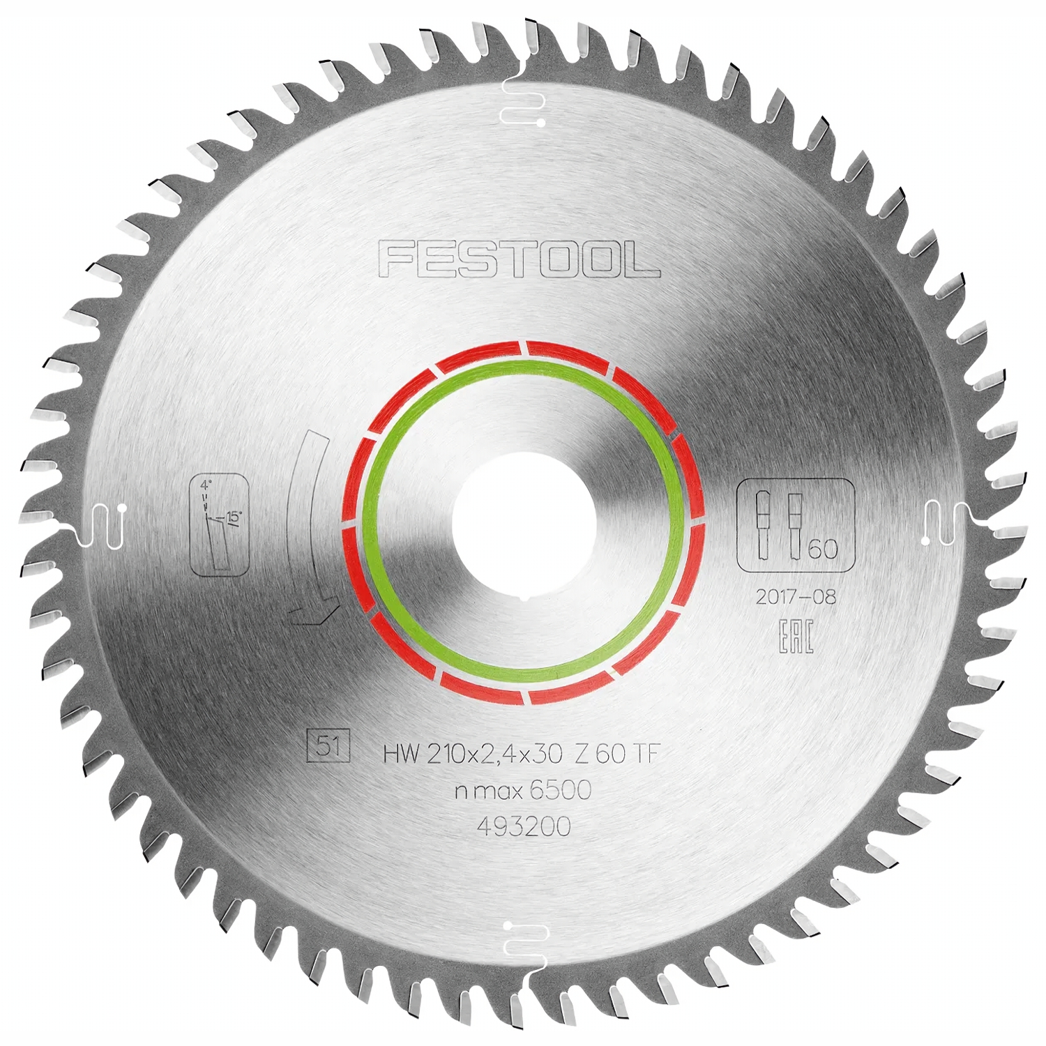 SAW BLADE HW 210X2,4X30 TF60