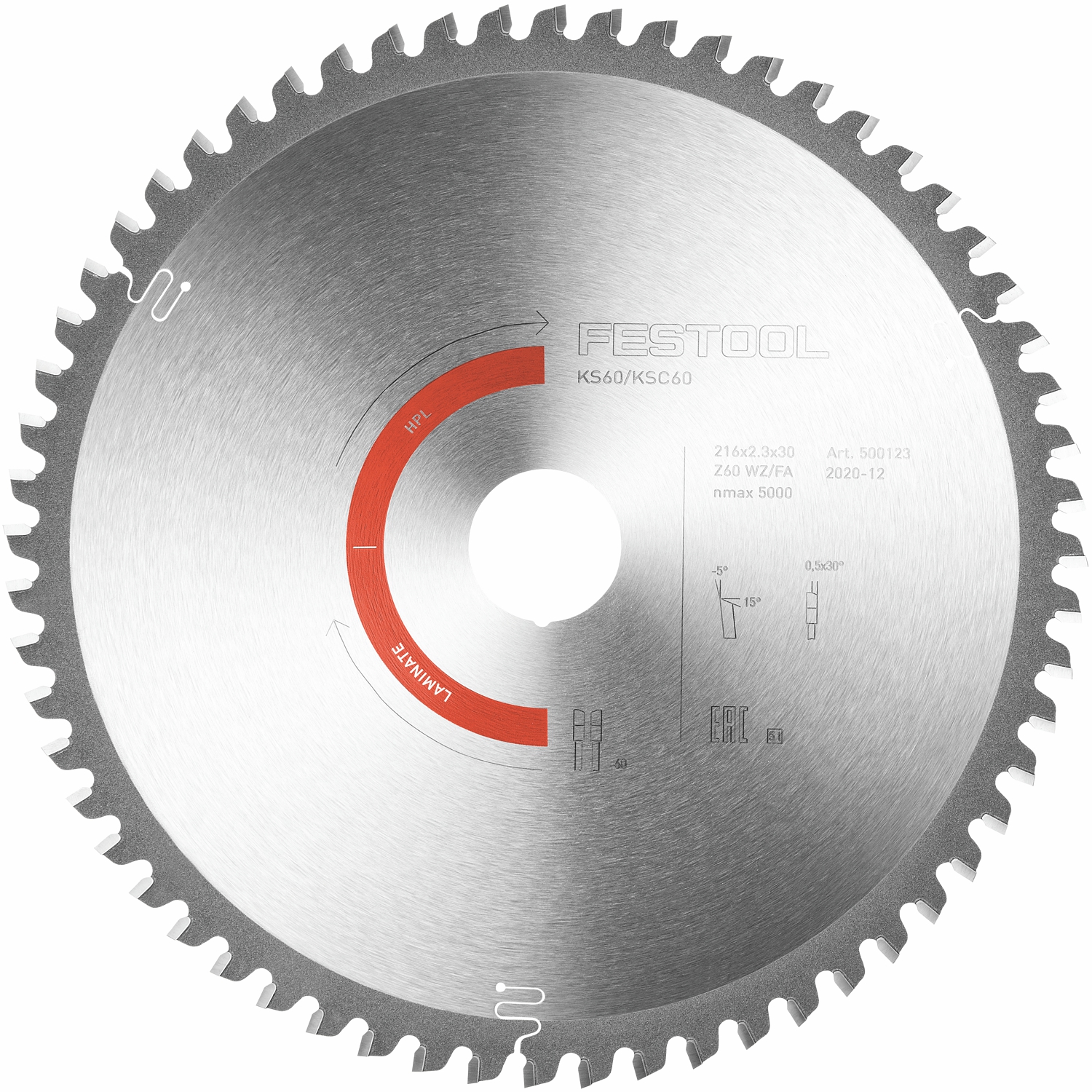 SPECIAL SAW BLADE 216X2.3X30 WZ-FA60