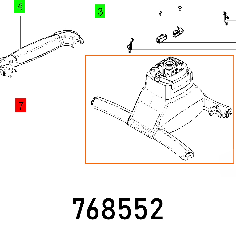 MOTOR FRAME MX 1000 E EF